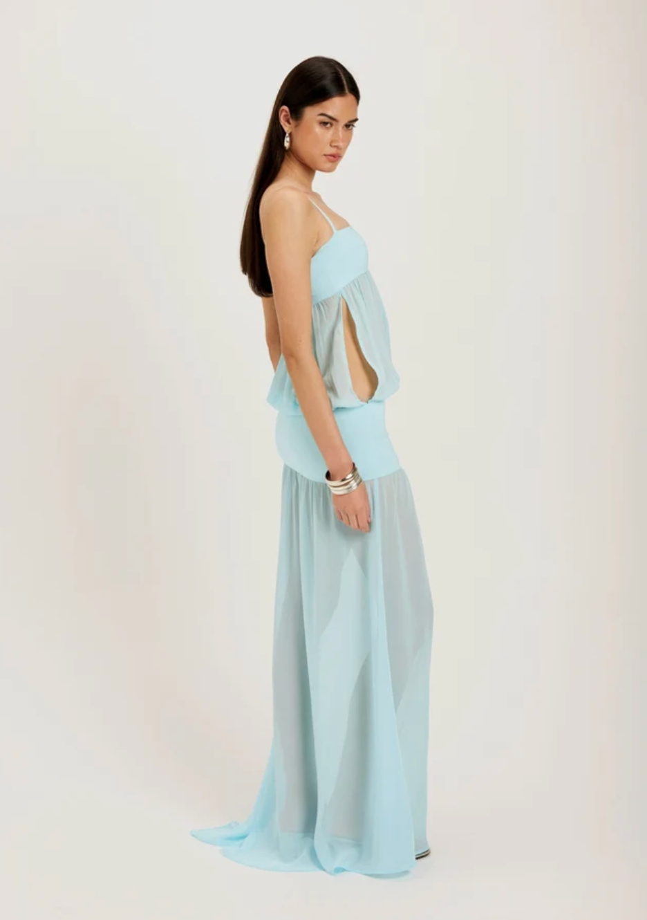 Ance Gria Romeo Gown in Aqua