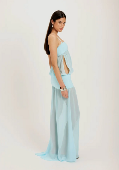 Ance Gria Romeo Gown in Aqua