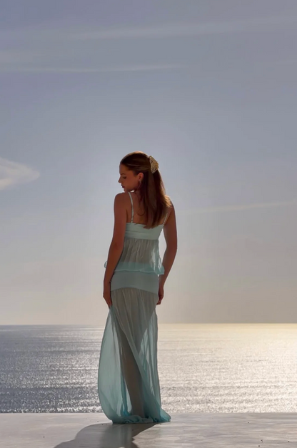 Ance Gria Romeo Gown in Aqua