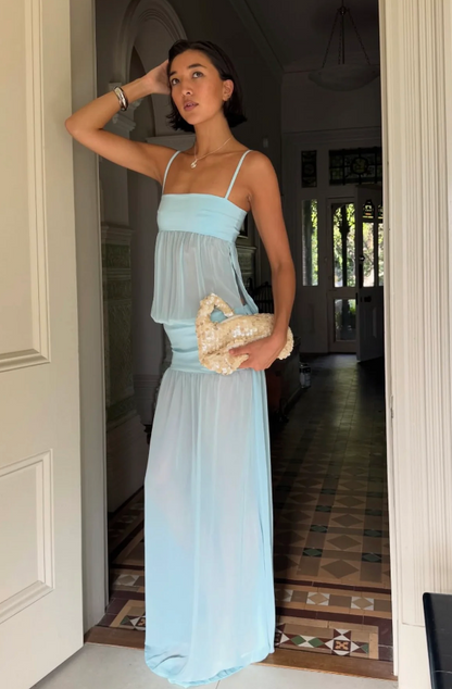 Ance Gria Romeo Gown in Aqua