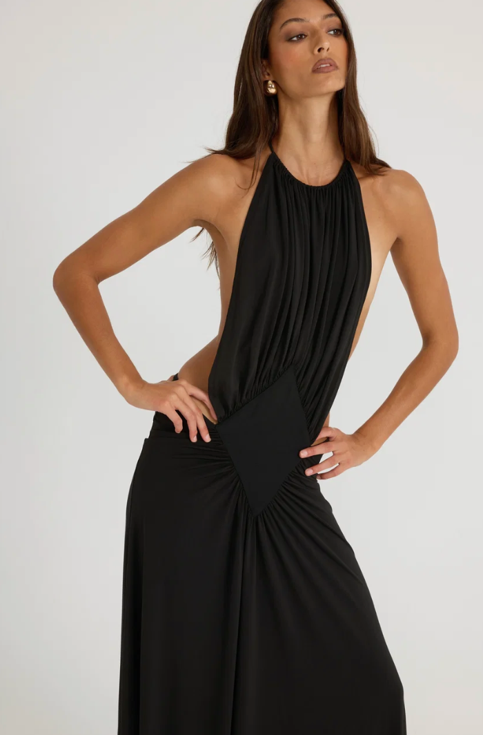 Ance Gria Jackie Gown in Black