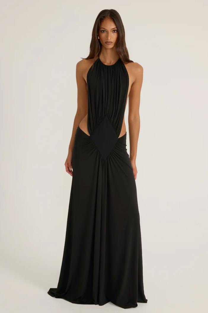 Ance Gria Jackie Gown in Black