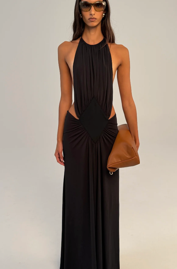 Ance Gria Jackie Gown in Black