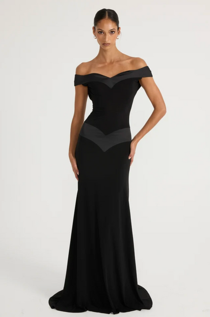 Ance Gria Octavia Gown in Black