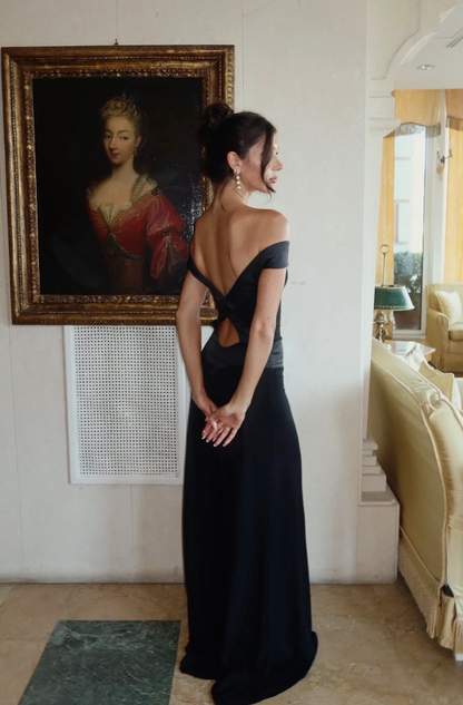 Ance Gria Octavia Gown in Black