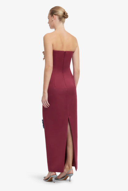Leo Lin Rayna Embroidered Maxi Dress In Cosmos Print
