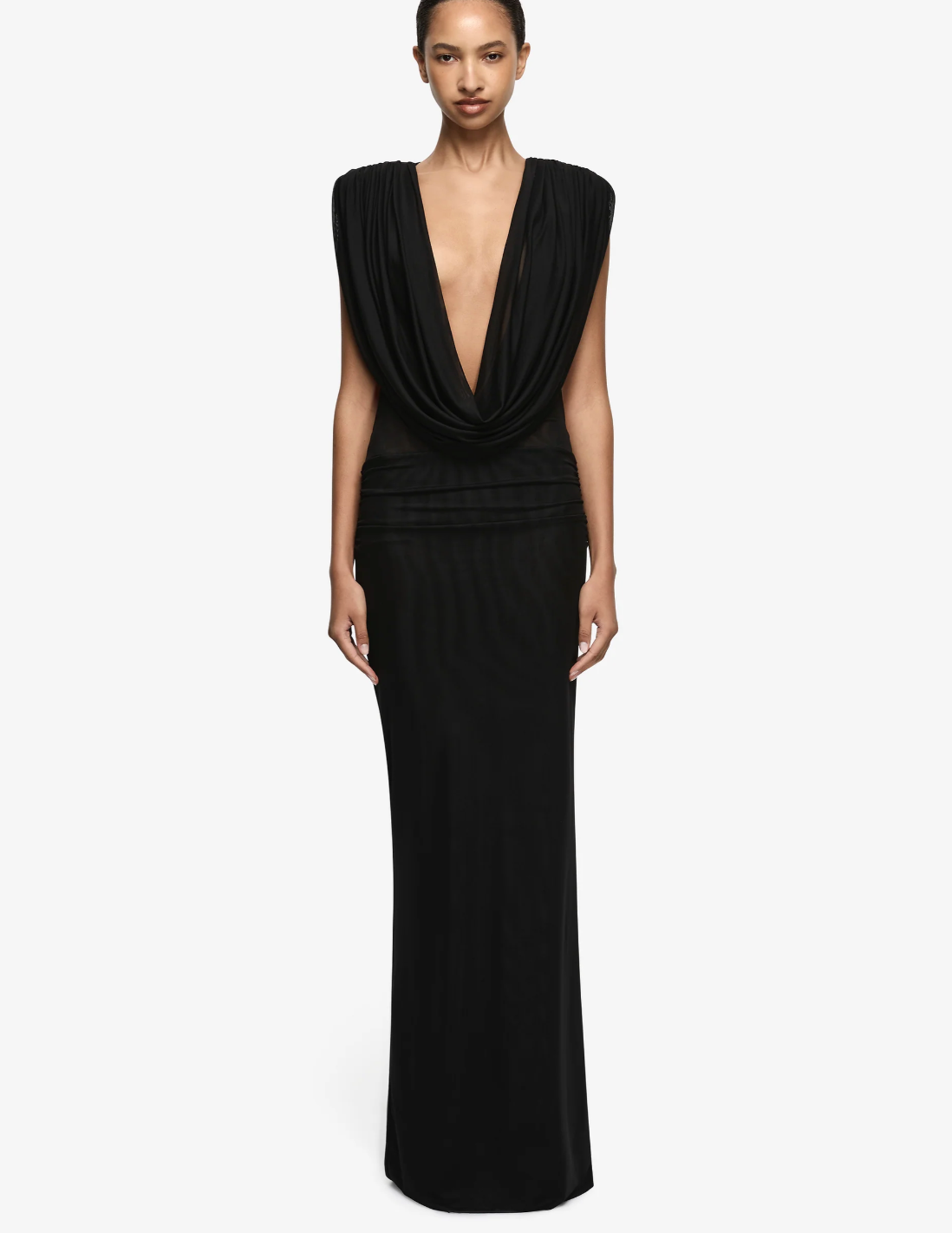 Bec + Bridge Arianna Cowl Maxi Dress in Black