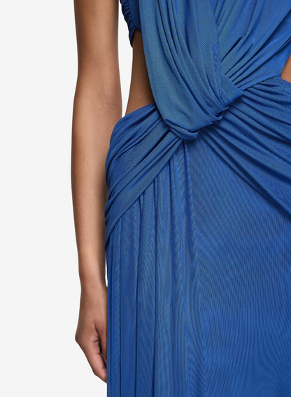 Bec + Bridge Charlize Halter Maxi Dress in Cobalt