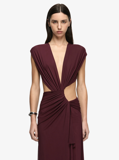 Bec + Bridge Odea Maxi Dress in Plum