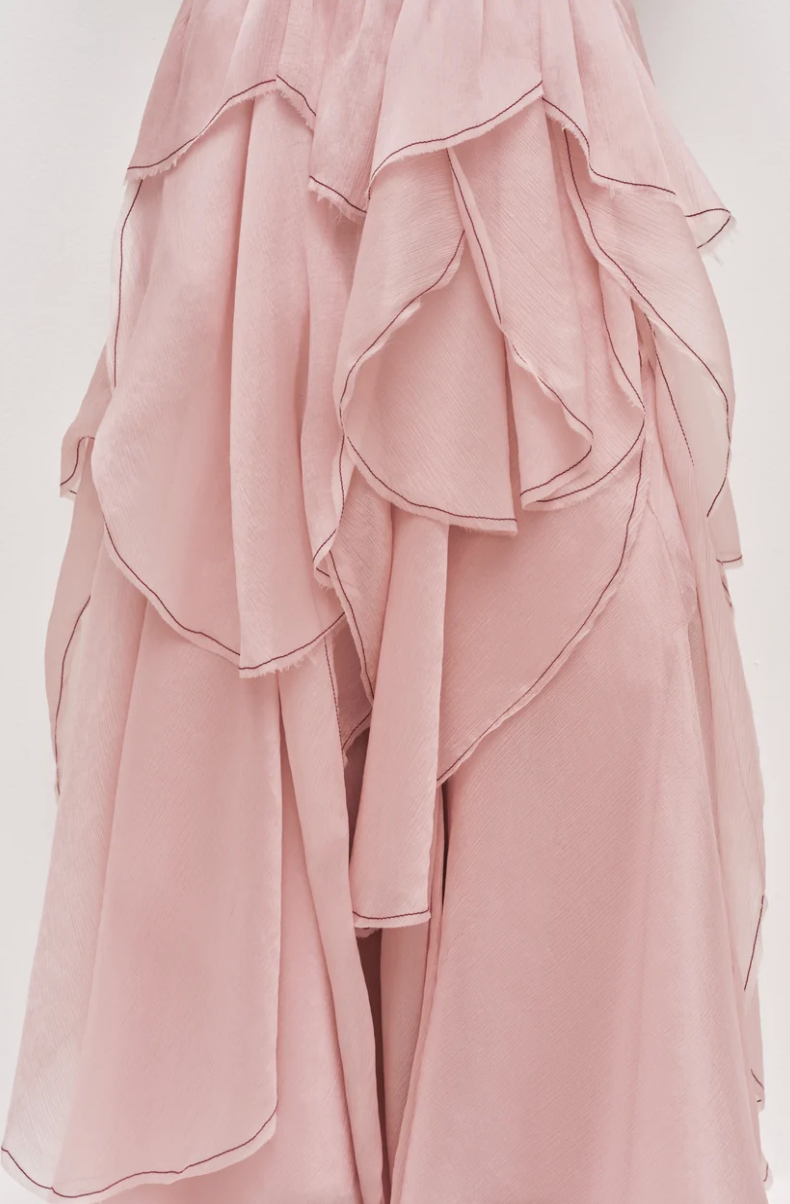 Aje Nisha Gown In Fawn Pink