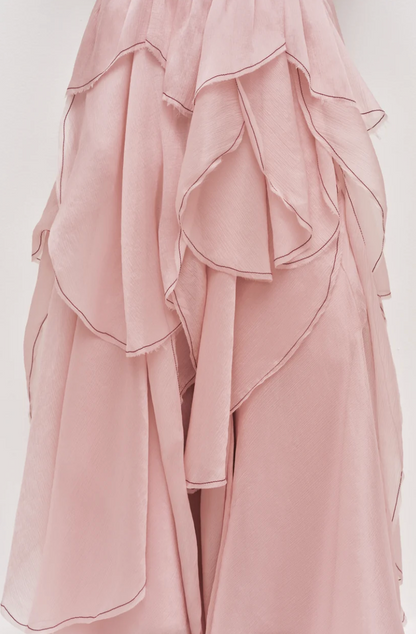 Aje Nisha Gown In Fawn Pink