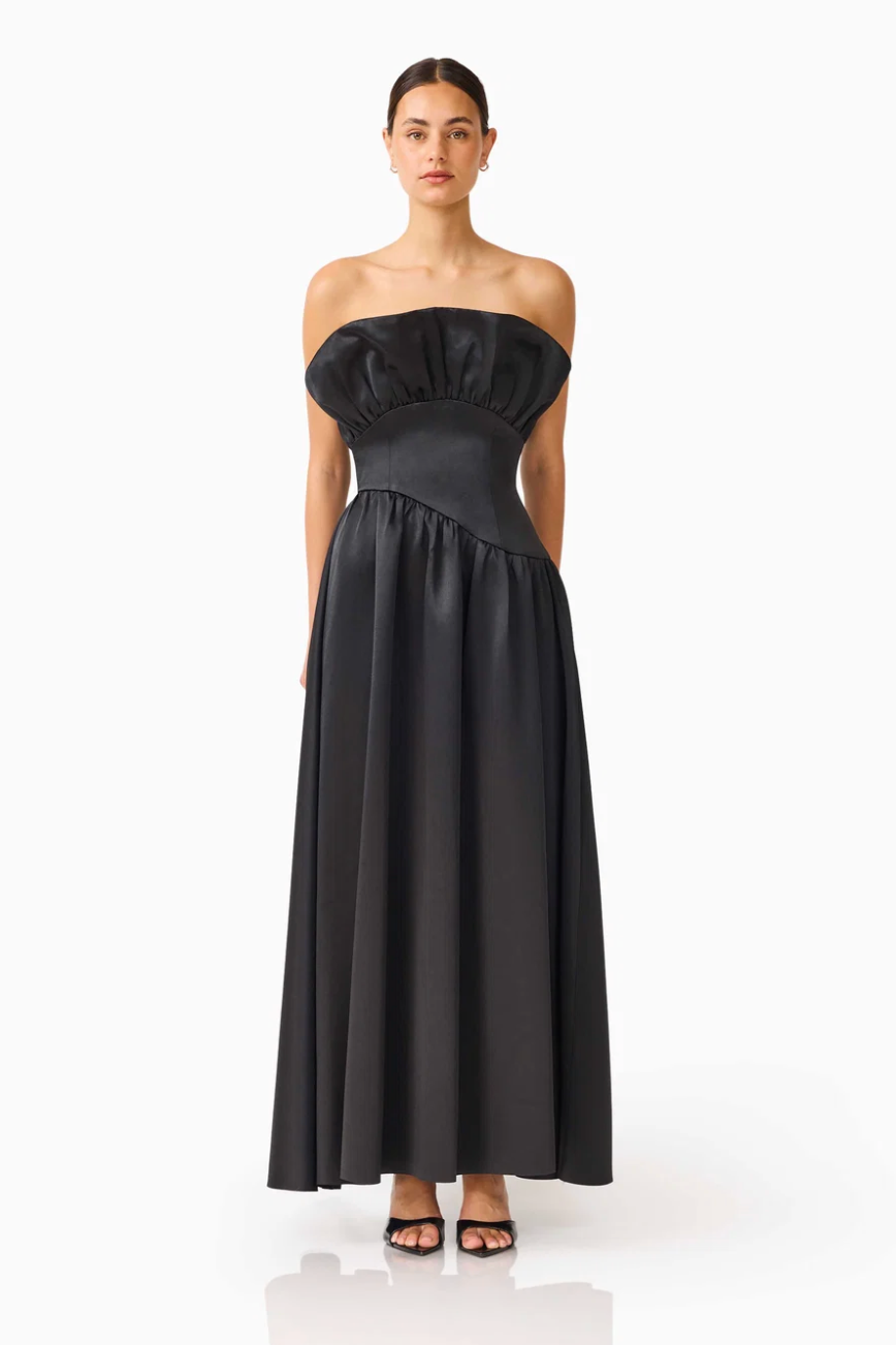 Elliatt Laurel Sleeveless Maxi Dress in Black
