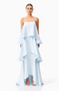 Elliatt Tilly Tiered Maxi Dress in Blue