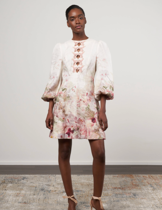 Zimmermann Dancer Hummingbird Mini Dress
