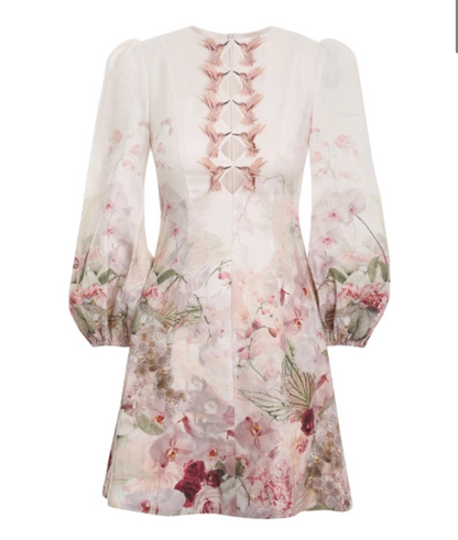 Zimmermann Dancer Hummingbird Mini Dress