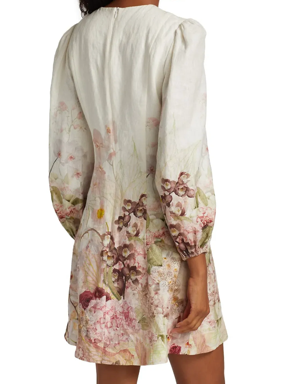 Zimmermann Dancer Hummingbird Mini Dress