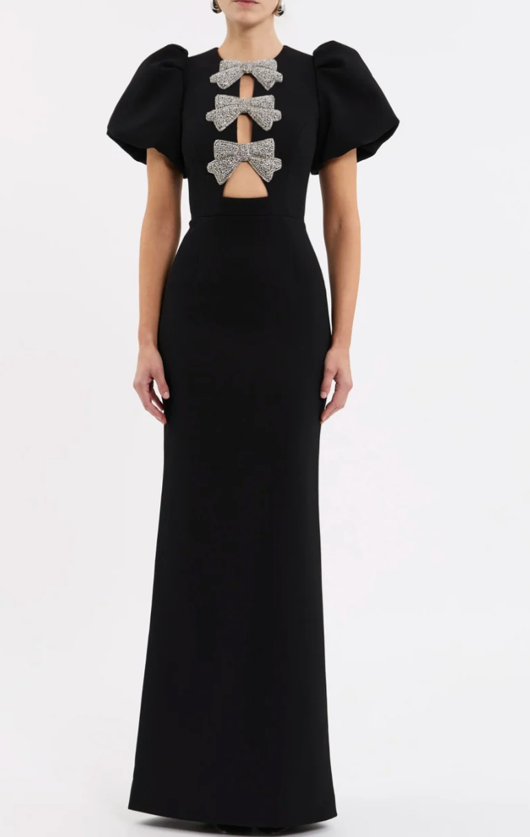 Rebecca Vallance Violetta Puff sleeve gown