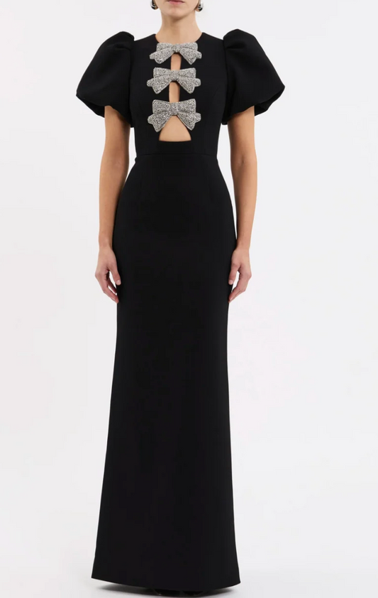 Rebecca Vallance Violetta Puff sleeve gown