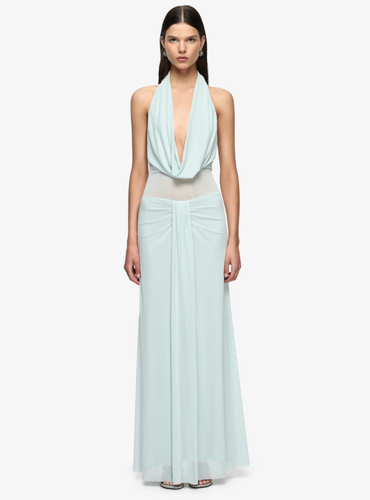Bec & Bridge Isora Halter Maxi Dress in Mist