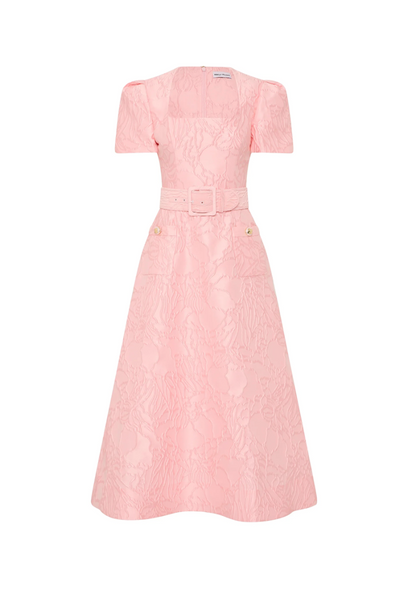 Rebecca Vallance Helmsley Short Sleeve Midi Dress