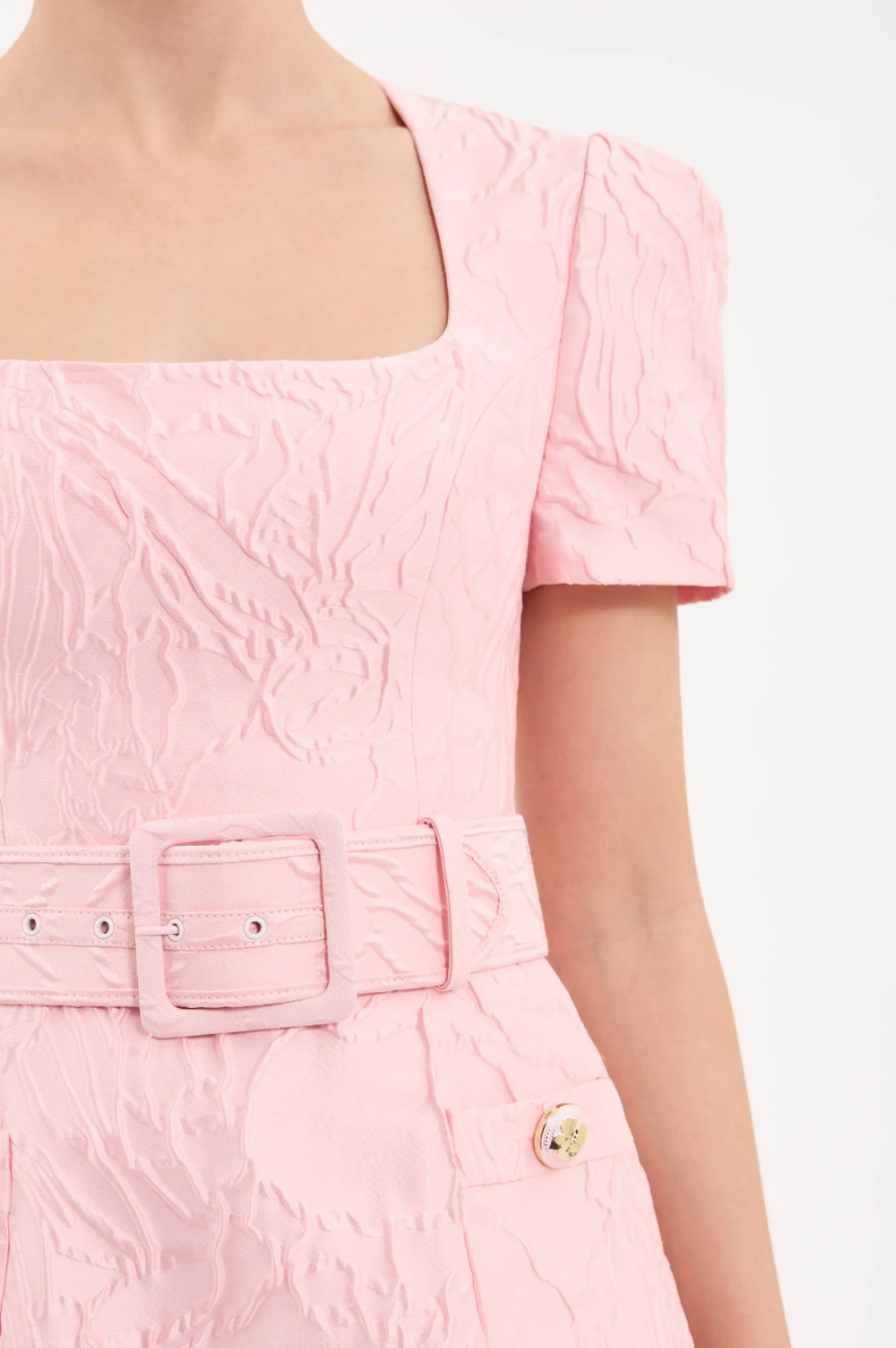 Rebecca Vallance Helmsley Short Sleeve Midi Dress