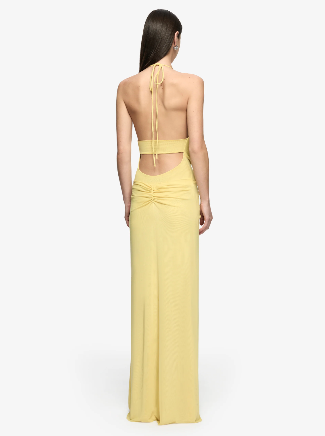 Bec & Bridge Xanthi Xanthi V Neck Maxi Dress in Citron