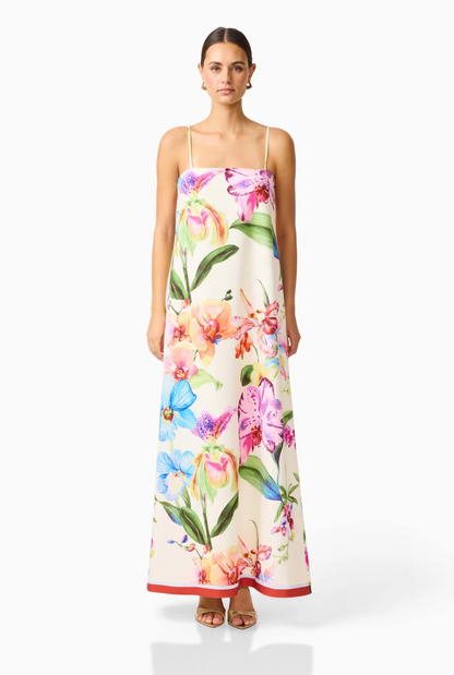 Elliatt Glinda A-Line Maxi Dress in Multi Floral