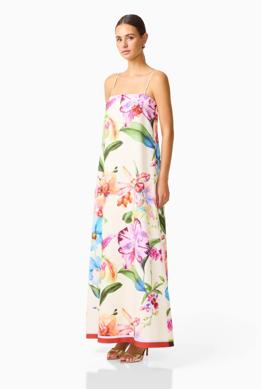 Elliatt Glinda A-Line Maxi Dress in Multi Floral