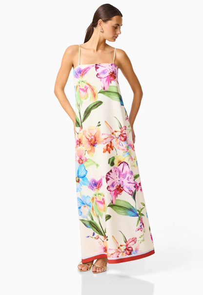 Elliatt Glinda A-Line Maxi Dress in Multi Floral