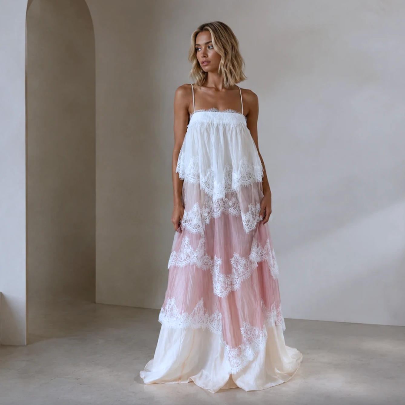 Aje Ophelia lace maxi dress
