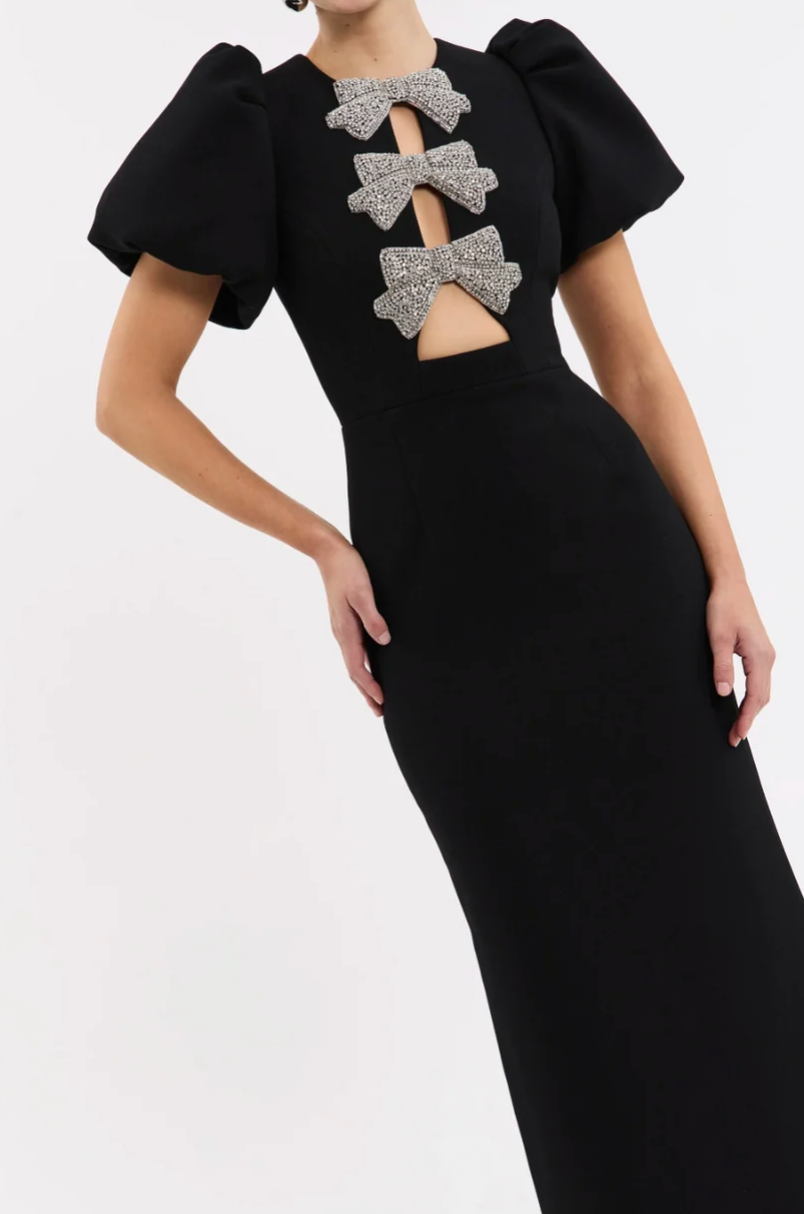 Rebecca Vallance Violetta Puff sleeve gown