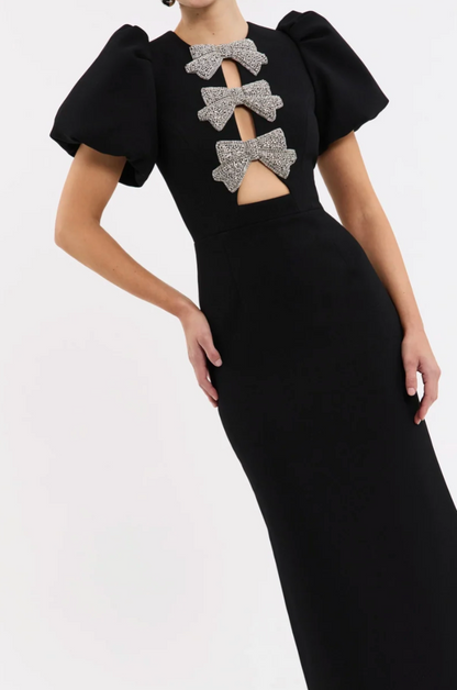 Rebecca Vallance Violetta Puff sleeve gown