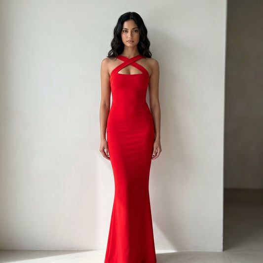 Nookie Viva 2 Way Gown - cherry