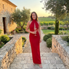 Nookie The Martini Halter Gown - Red