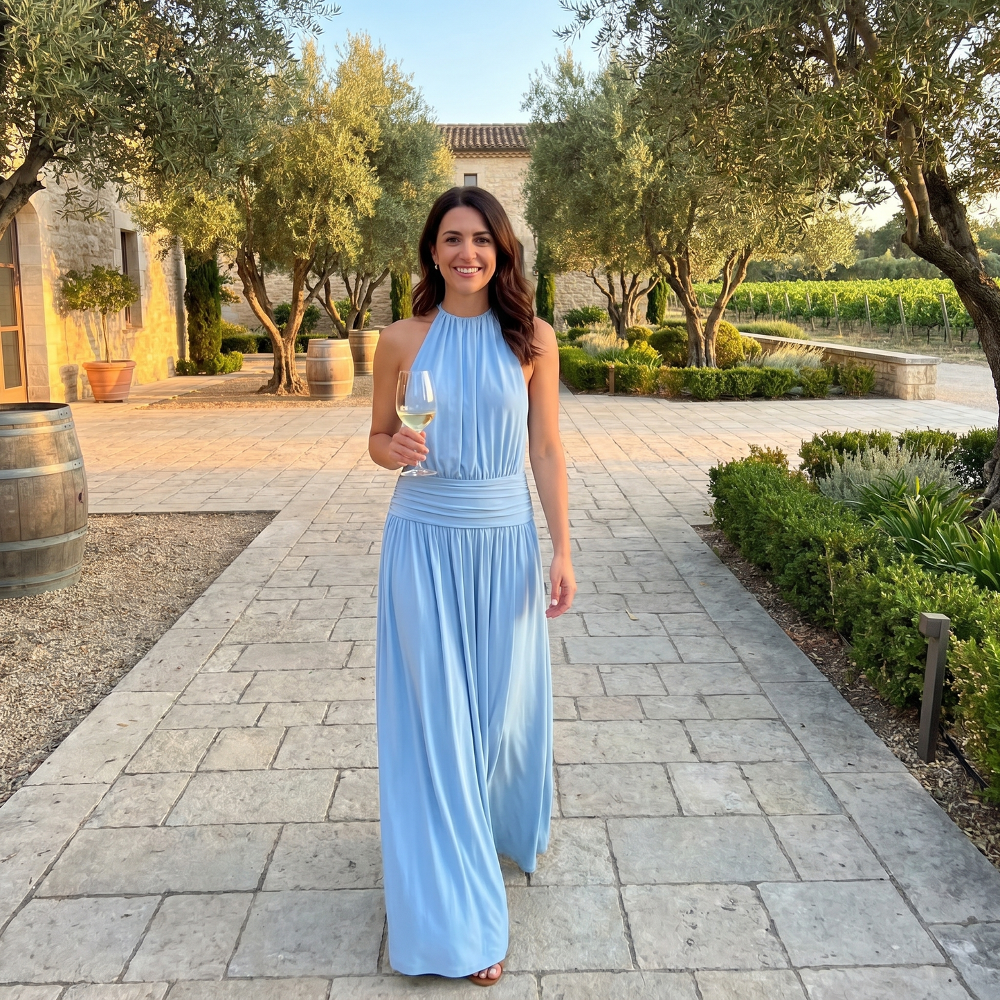 Arcina Ori Santina Dress Sky