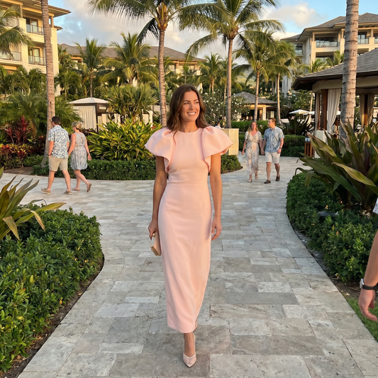 Leo & Lin Lucinda Maxi Dress - Soft Pink