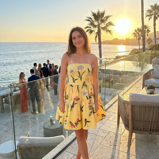 Leo Lin Skye Bustier Mini Dress