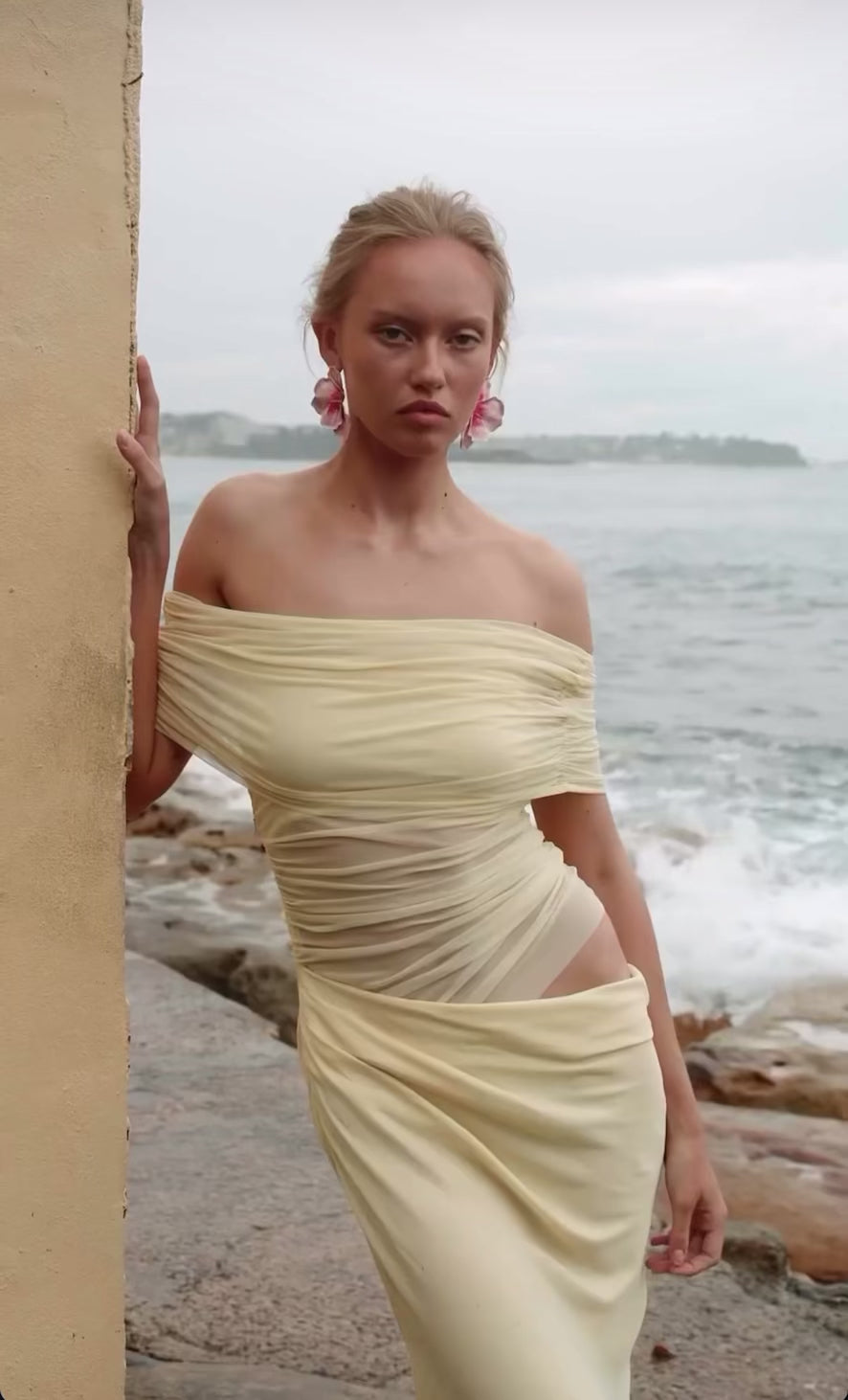 Benni Nico Off Shoulder Maxi Dress – ABC Dress Hire